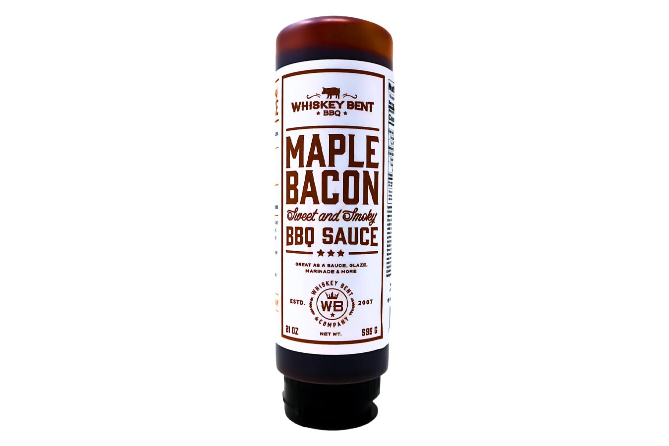 Whiskey Bent Maple Bacon - Sweet and Smoky BBQ Sauce